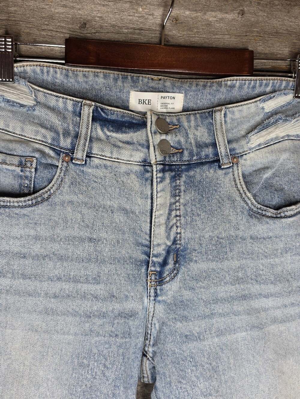 BKE Payton Cropped Flare Jeans